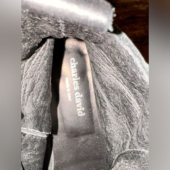 Charles David Black Moto booties size 38.5‎ - Picture 4 of 16